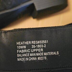 Size 10-WW - ladies suede slouch ankle boots